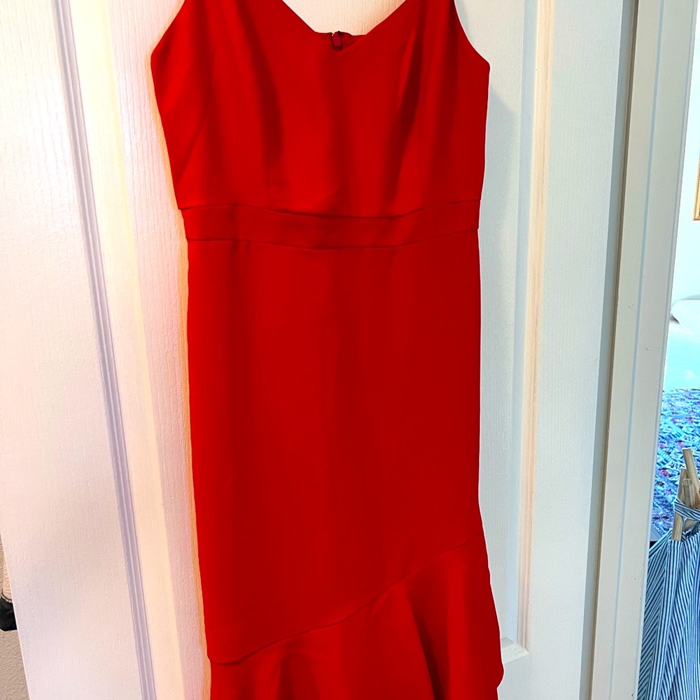 Like new red dress from Banana republic